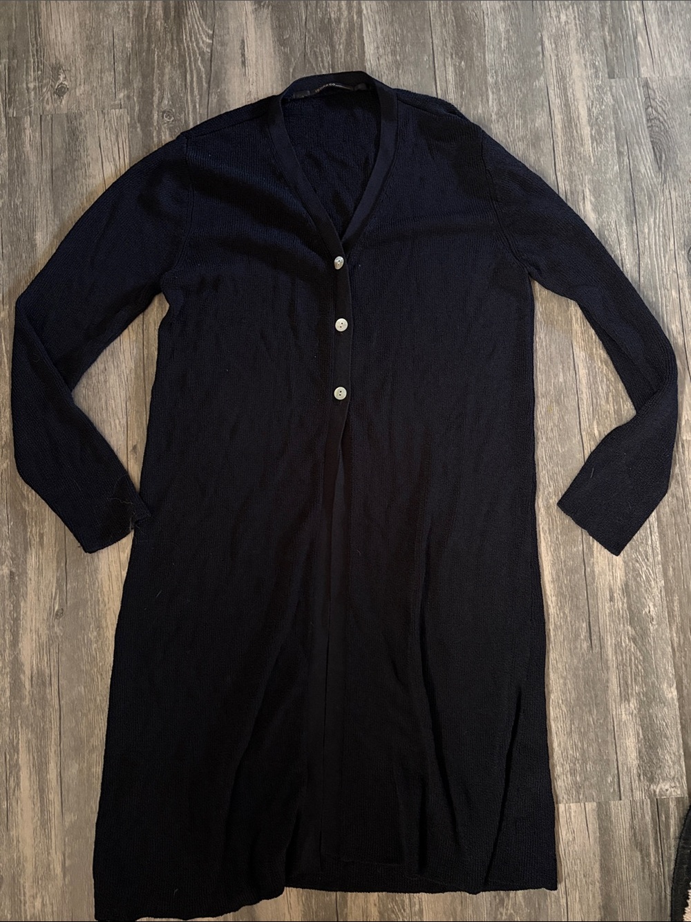 ISDA & CO long black cardigan - woman’s medium